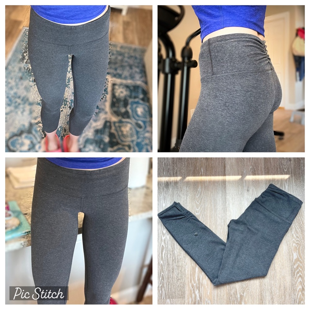 🆕 Lululemon Wunderunder Tights / Heathered Black / Size: 4